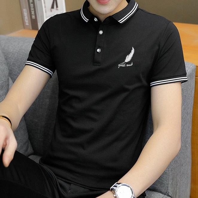 Lavelo Men's Polo Shirt - Zekro Market - Camisa Masculina Polo Lavelo - 14:350852black1;5:361385Asian size L - Lavelo Men's Polo Shirt