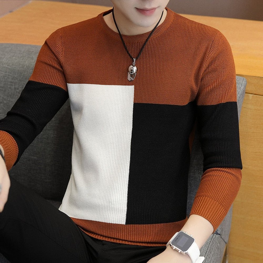 Lisbon Men's Sweater - Zekro Market - Suéter Masculino Lisbon - 14:365458Brown;5:36138555 - 60kg size L - Lisbon Men's Sweater