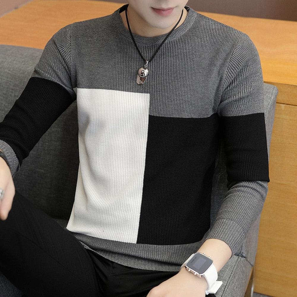 Lisbon Men's Sweater - Zekro Market - Suéter Masculino Lisbon - 14:691Grey;5:36138555 - 60kg size L - Lisbon Men's Sweater