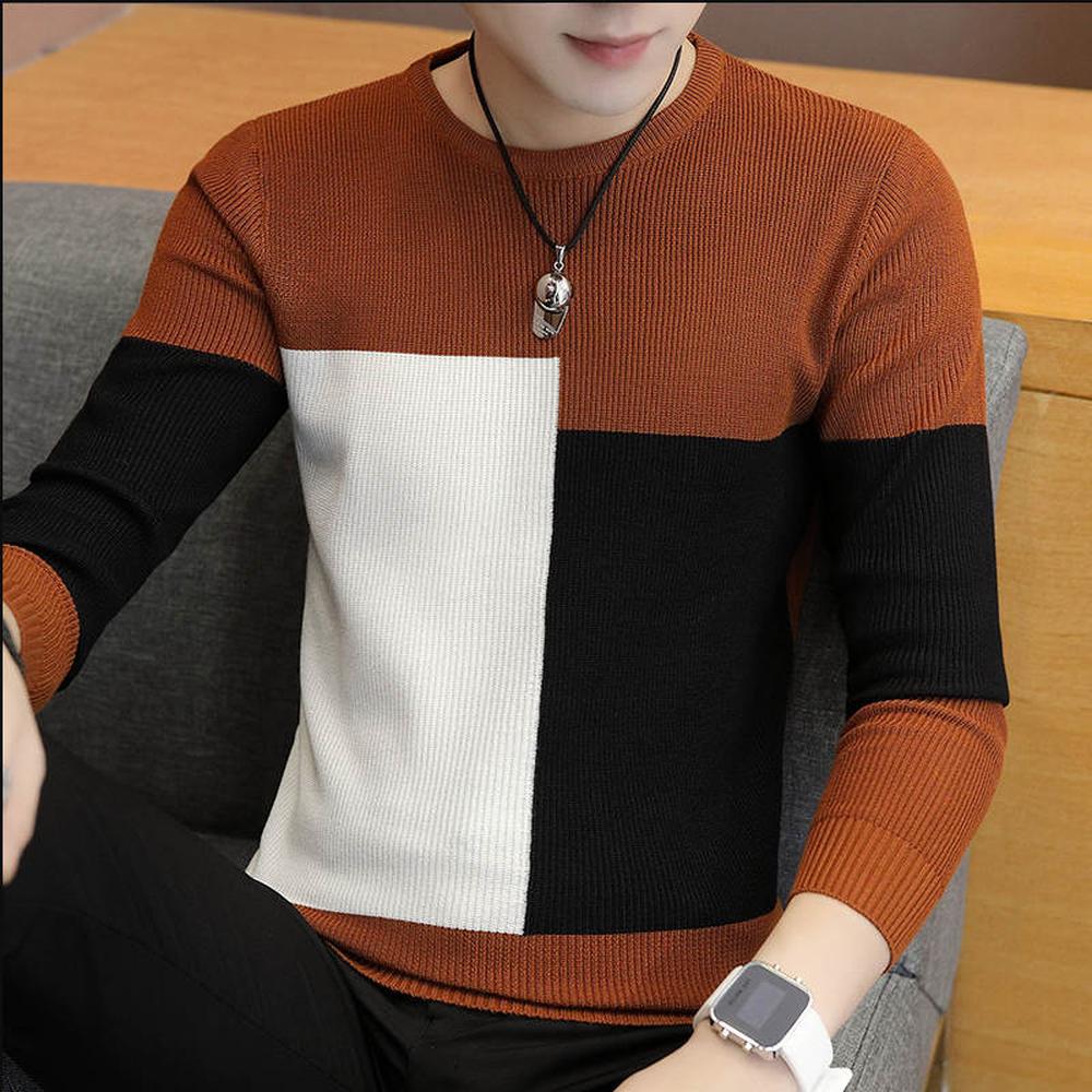 Lisbon Men's Sweater - Zekro Market - Suéter Masculino Lisbon - 14:200001438Khaki;5:36138555 - 60kg size L - Lisbon Men's Sweater